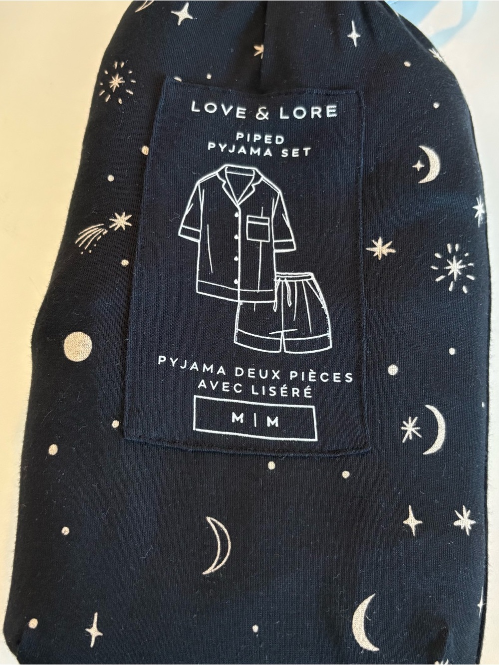 Love & Lore Piped Pajama Set
